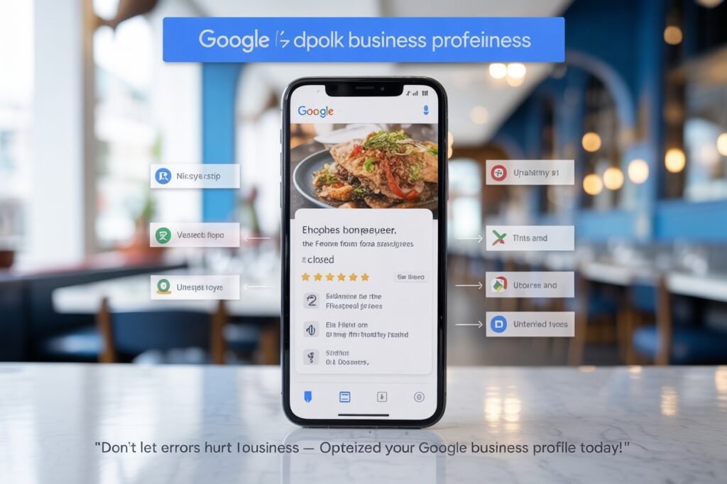Errores Comunes en Google Business Profile para Restaurantes que Están Matando tu Negocio
