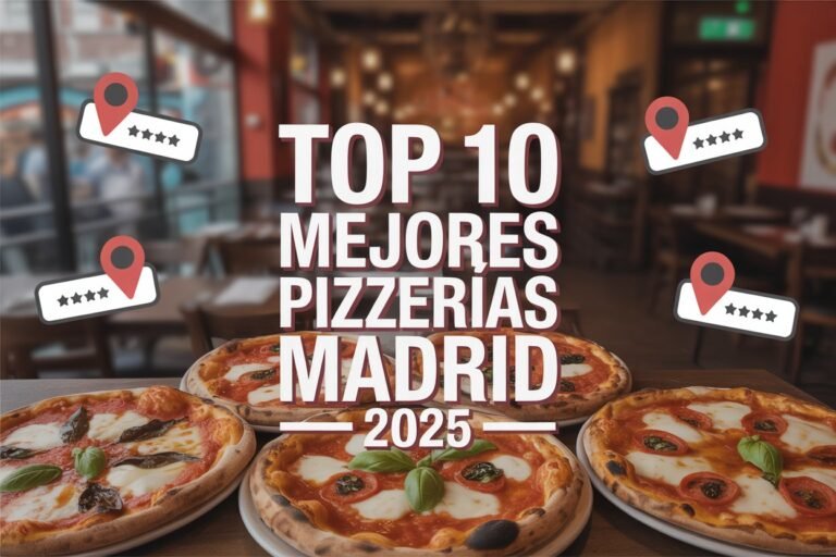 10 Mejores Pizzerías de Madrid según Reseñas Positivas en Google Maps