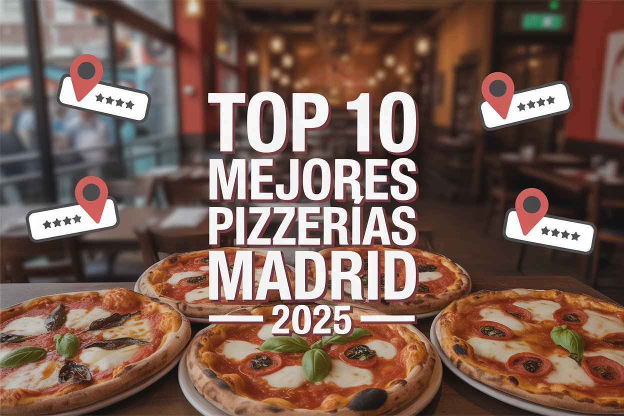 10 Mejores Pizzerías de Madrid según Reseñas Positivas en Google Maps