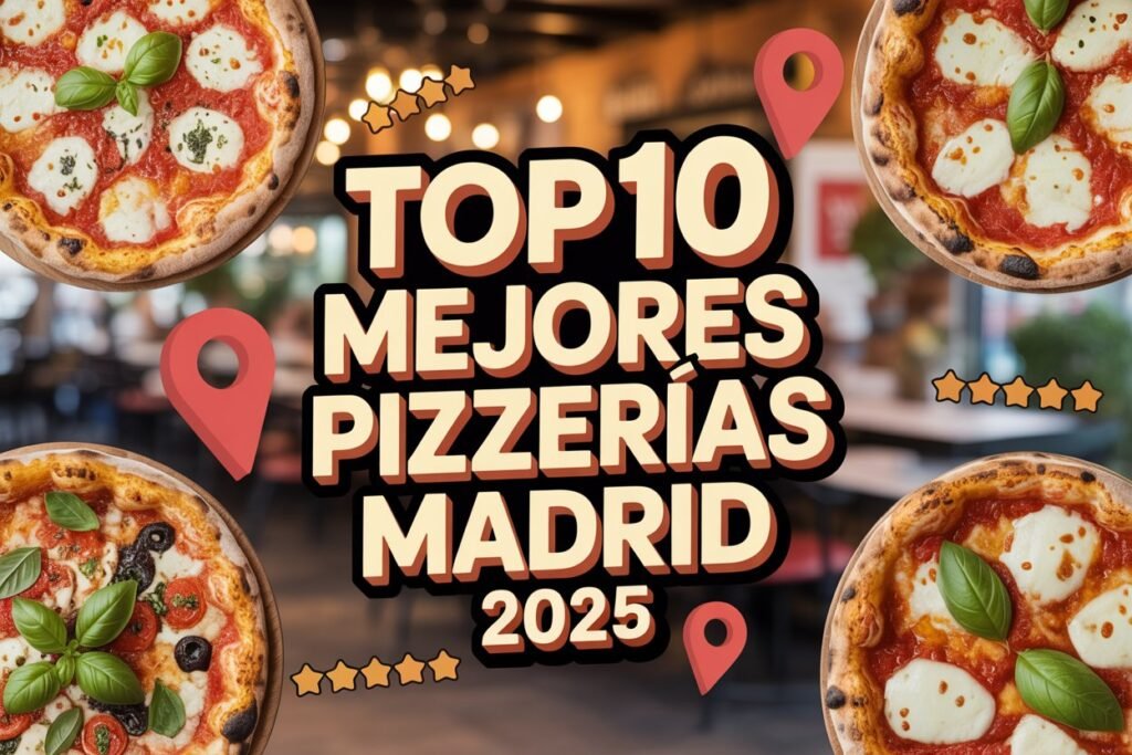 10 Mejores Pizzerías de Madrid según Reseñas Positivas en Google Maps