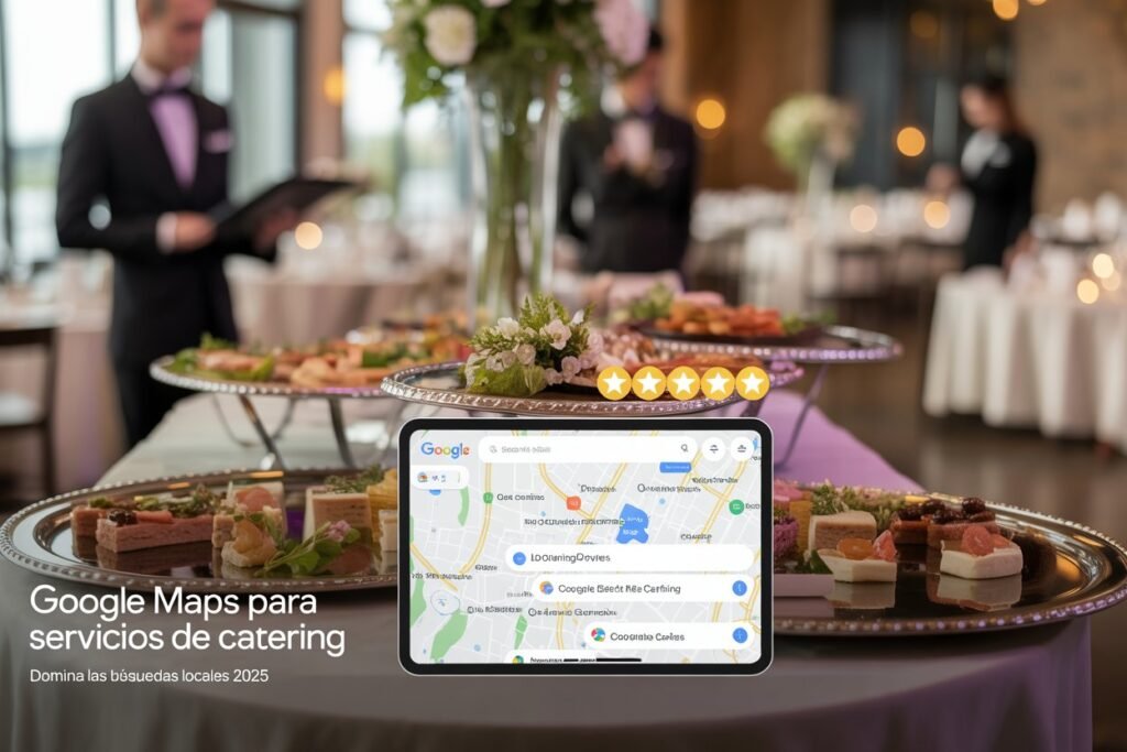 Google Maps para Servicios de Catering