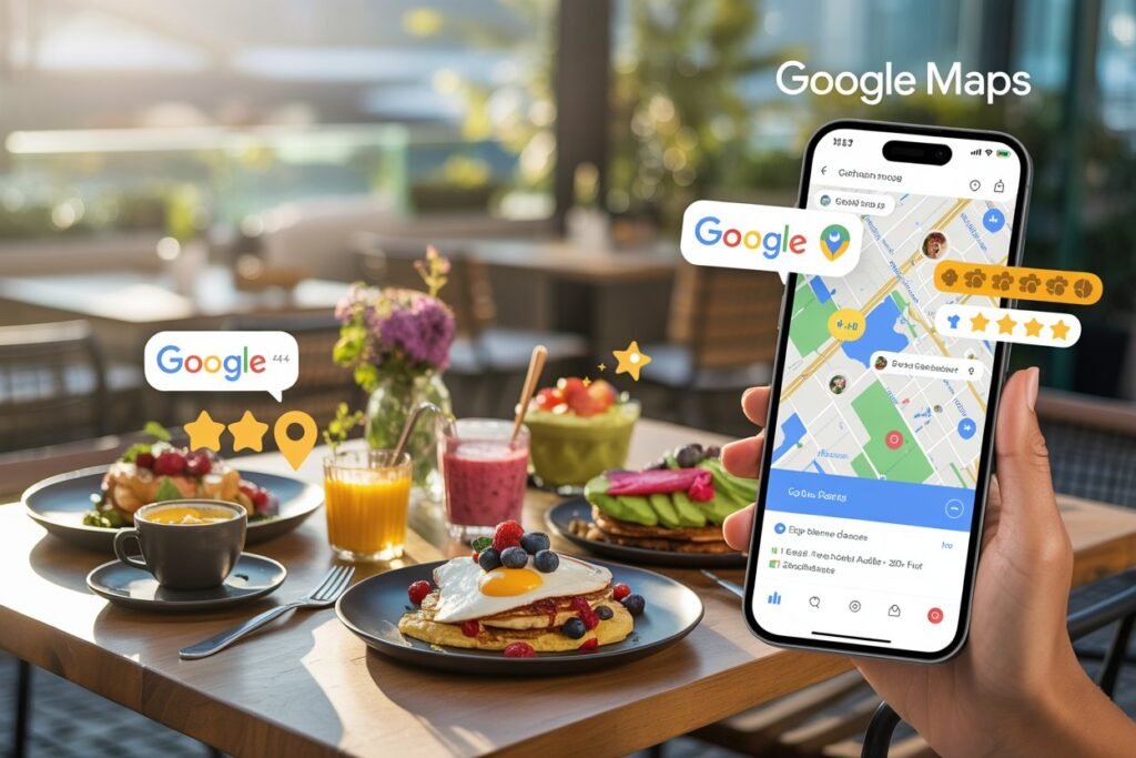 Google Maps para Restaurantes de Brunch